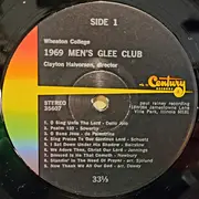 LP - Wheaton College Men's Glee Club - 1969 Men's Glee Club