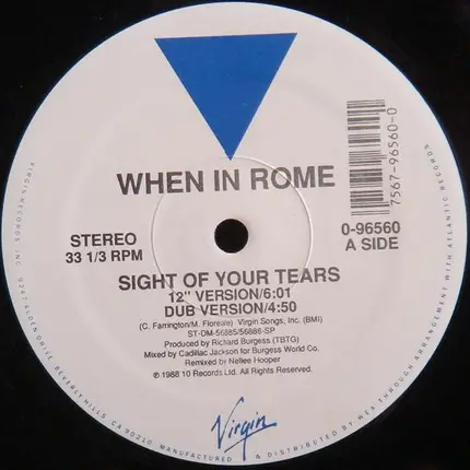 When In Rome - Sight Of Your Tears
