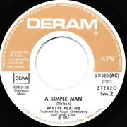 7inch Vinyl Single - White Plains - Ecstasy