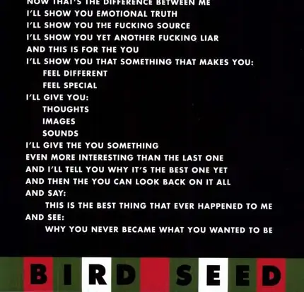WHITEHOUSE - BIRD SEED