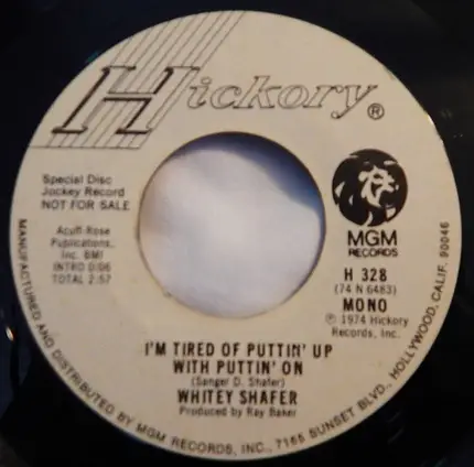 Whitey Shafer - My House Is Your Honky Tonk