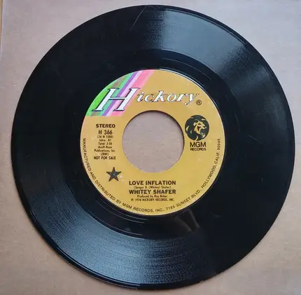 Whitey Shafer - Love Inflation / Love Always Makes Me Cry
