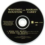 CD Single - Whitney Houston And Mariah Carey - When You Believe (From The Prince Of Egypt)