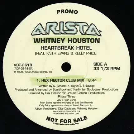 Whitney Houston Feat. Faith Evans & Kelly Price - Heartbreak Hotel