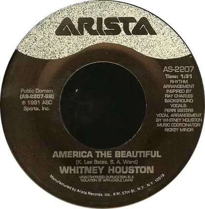 Whitney Houston - The Star Spangled Banner