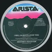 12'' - Whitney Houston - I Will Always Love You / Jesus Loves Me, Do You Hear What I Hear?
