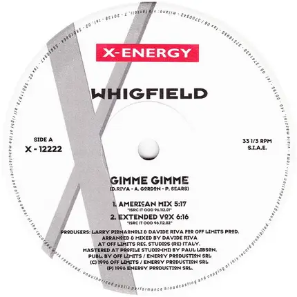Whigfield - Gimme Gimme