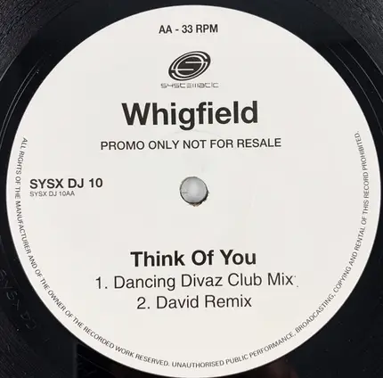 Whigfield - Think Of You