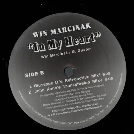 Win Marcinak - In My Heart