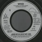 7'' - Wind - Jeder Hat Ein Recht Auf Liebe
