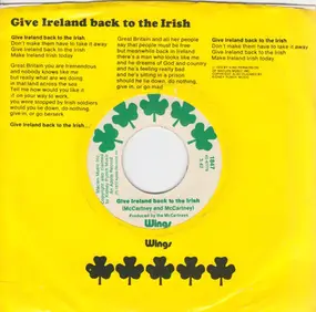 Paul McCartney - Give Ireland Back To The Irish