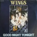 7inch Vinyl Single - Wings - Goodnight Tonight - I.D.N. Printed Sleeve