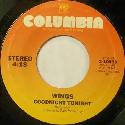 Wings - Goodnight Tonight