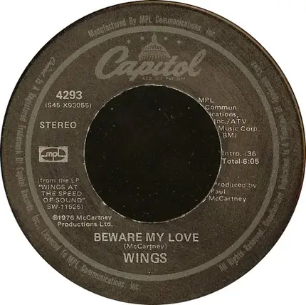 Wings - Let 'Em In