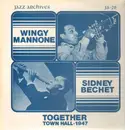 LP - Wingy Mannone, Sidney Bechet - Together, Town Hall - 1947