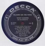 LP - Wingy Manone & His Orchestra - Trumpet On The Wing - Mono
