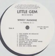 LP - Wingy Manone - Volume 5