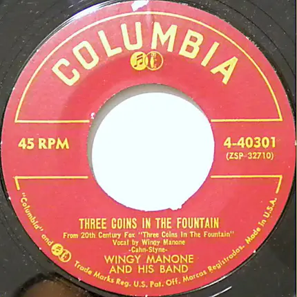 Wingy Manone's Dixieland Band - Oh, Capri (Isle Of  Capri) / Three Coins In The Fountain