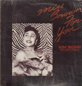 Wini Brown - Wini Brown with Milt Jackson - Miss Brown For You