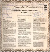 LP - Winifred Wagner a.o. - Stätte der Tradition: Festspielhaus Bayreuth Folge 1