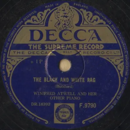 Winifred Atwell - Cross Hands Boogie / The Black And White Rag