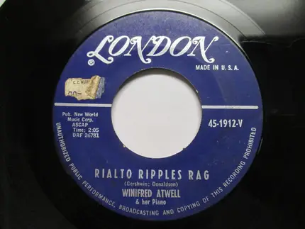 Winifred Atwell - My Old Man's A Dustman / Rialto Ripples Rag