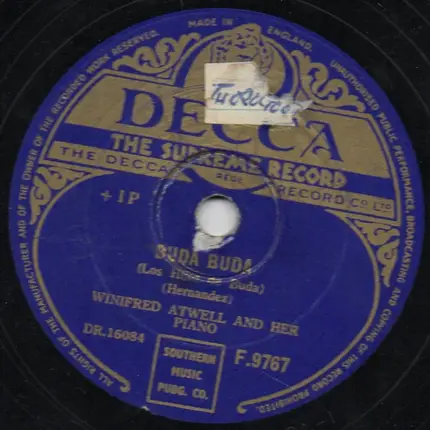 Winifred Atwell - Swanee River Boogie / Buda Buda