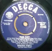 7inch Vinyl Single - Winifred Atwell - Piano Party - 4 Prong Centre