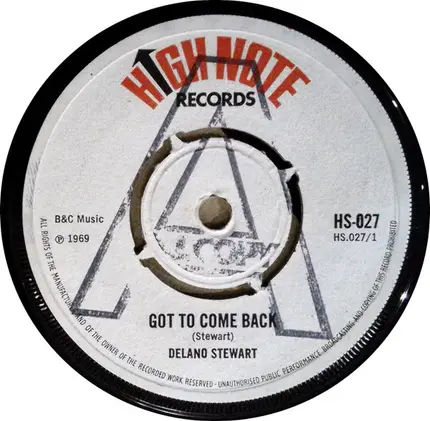 Winson Delano Stewart - Got To Come Back