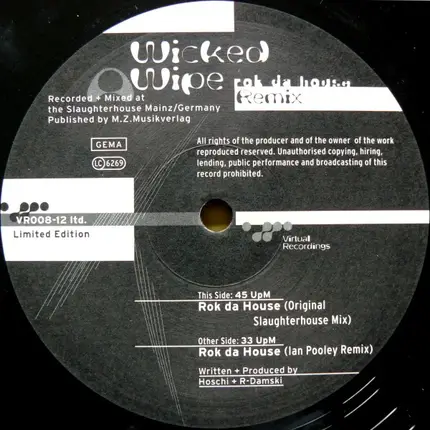 Wicked Wipe - Rok Da House (Remix)