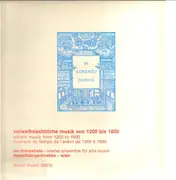 LP - Wiener Ensemble für alte Musik - vorweihnachtliche Musik von 1200 bis 1600