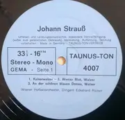 12inch Vinyl Single - Johann Strauss - Kaiserwalzer, Wiener Blut Walzer, a.o.,