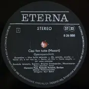 LP - Wolfgang Amadeus Mozart/Wiener Staatsopernchor , Wiener Philharmoniker , K. Böhm - Cosi Fan Tutte  (KV 588) (Opernquerschnitt In Italienischer Sprache)