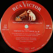 LP - Wiener Philharmoniker - Herbert Von Karajan , Johannes Brahms - Symphony No.1 In C Minor, Op. 68