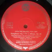 LP - Wiener Philharmoniker | Herbert Von Karajan ‧ Johannes Brahms - Symphonie Nr. 1 C-moll