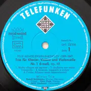 LP - Mendelssohn / Schumann - Klaviertrio D-Moll, Op.49 / Klaviertrio D-Moll, Op.63