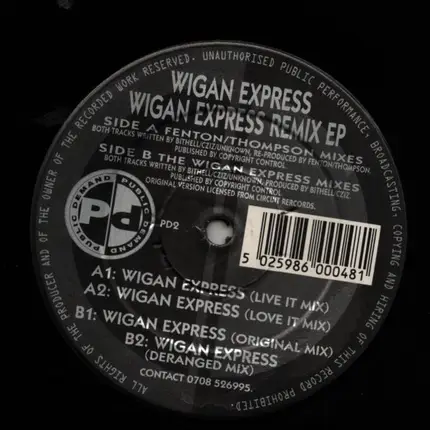 Wigan Express - Wigan Express Remix EP