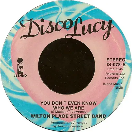 Wilton Place Street Band - Disco Lucy (I Love Lucy Theme)