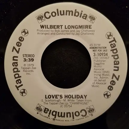 Wilbert Longmire - Love's Holiday