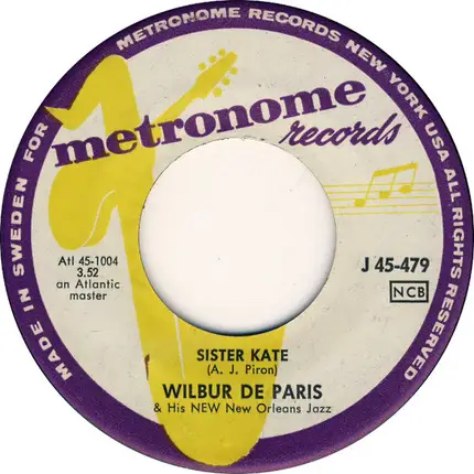 Wilbur De Paris And His New New Orleans Jazz - Cielito Lindo / Sister Kate