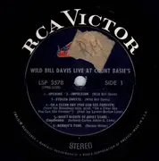 LP - Wild Bill Davis - Live At Count Basie's