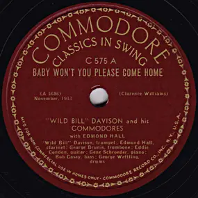 Edmond Hall - Baby Won't You Please Come Home / At The Jazz Band Ball