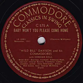 Edmond Hall - Baby Won't You Please Come Home / At The Jazz Band Ball