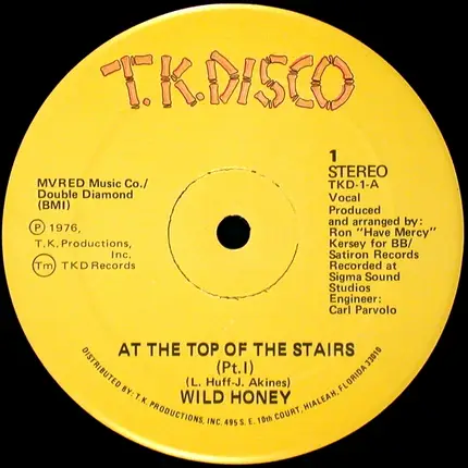 Wild Honey - At The Top Of The Stairs