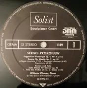 LP - Prokofjew - Sonate Nr. 7, Romeo und Julia - DMM
