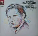 Double LP - Wilhelm Backhaus , Wolfgang Amadeus Mozart , Johannes Brahms , Edvard Grieg - Spielt-Plays Konzerte - Concertos