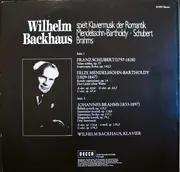 LP - Schubert / Mendelssohn-Bartholdy / Brahms - Klaviermusik Der Romantik
