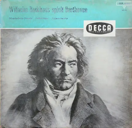 Wilhelm Backhaus Spielt Ludwig van Beethoven - Mondschein-Sonate • Pathétique • Appassionata