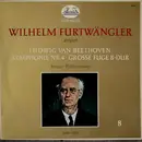 LP - Beethoven - Furtwängler - Symphonie Nr. 4 . Große Fuge B-Dur