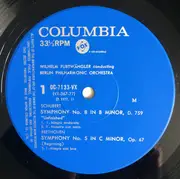 LP - Schubert / Beethoven - Symphony No.8 'Unfinished' / Symphony No.5